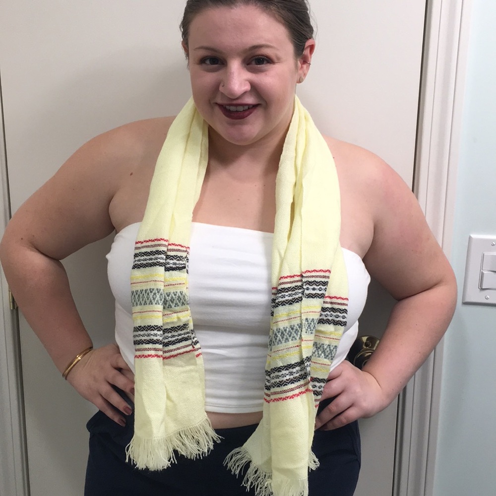Short Yellow Scarf
